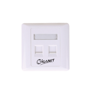 GIGANET DUAL FACEPLATE