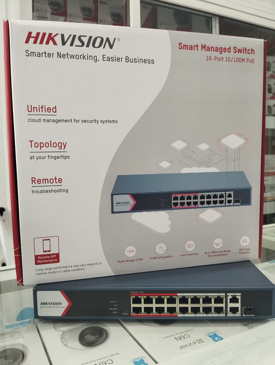 DS-3E1318P-EI/M 16P HIKVISION Smart managed switch